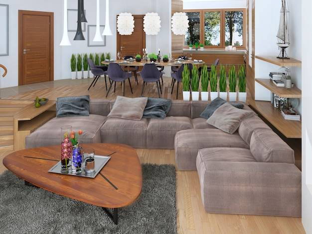 Jak umeblować salon z jadalnią w nowoczesnym stylu?